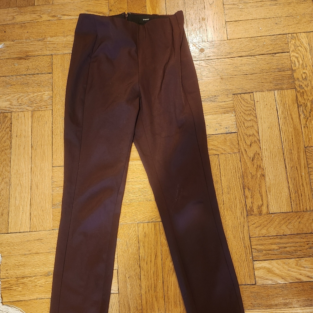 Theory Slim Pants Size 0 Stretchy Waist